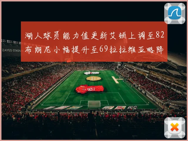 湖人球员能力值更新艾顿上调至82布朗尼小幅提升至69拉拉维亚略降至77